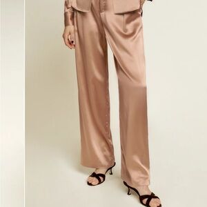 Reformation Willa Silk Pant